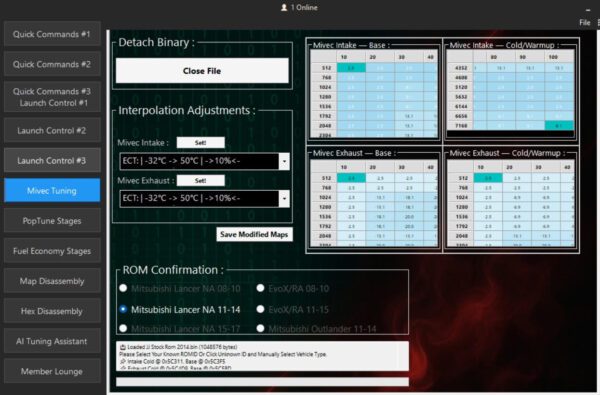 EvoPro v3.07 Mitsubishi ROM Editor Patch Tool - Image 5